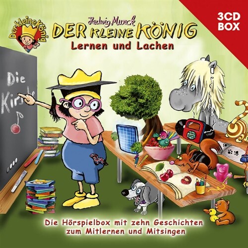 Der kleine Konig - 3-CD Horspielbox - Lernen und Lachen. Vol.4, 3 Audio-CD (CD-Audio)