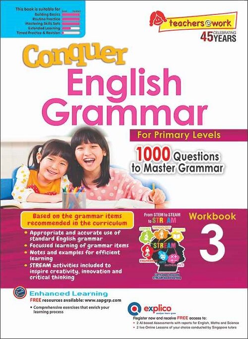 Conquer English Grammar Workbook 3 (New Edition)