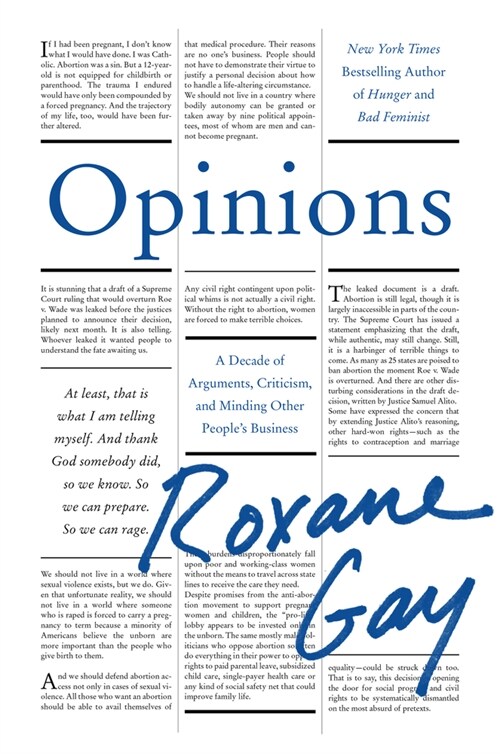 Opinions: A Decade of Arguments, Criticism, and Minding Other Peoples Business (Hardcover)