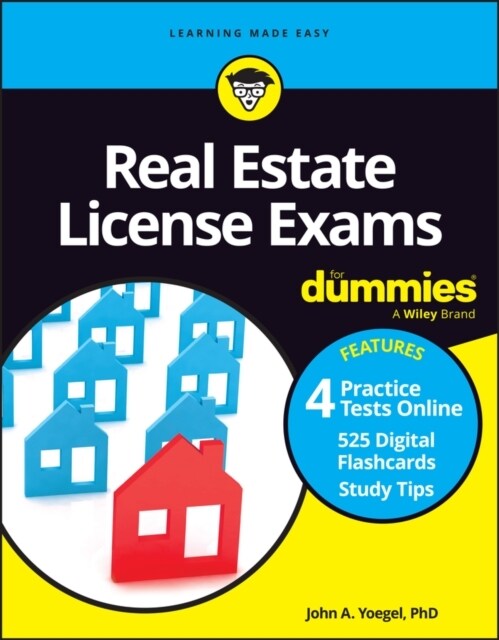 Real Estate License Exams for Dummies: Book + 4 Practice Exams + 525 Flashcards Online (Paperback, 5)