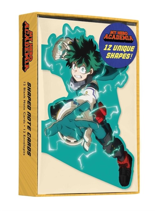 My Hero Academia: Class 1-A Boxed Die-Cut Note Cards (Set of 12) (Hardcover)