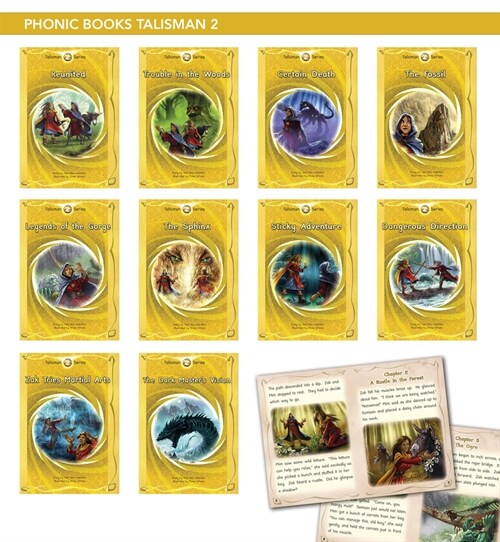 Phonic Books Talisman 2: Decodable Books for Older Readers (Alternative Vowel and Consonant Sounds, Common Latin Suffixes) (Paperback)