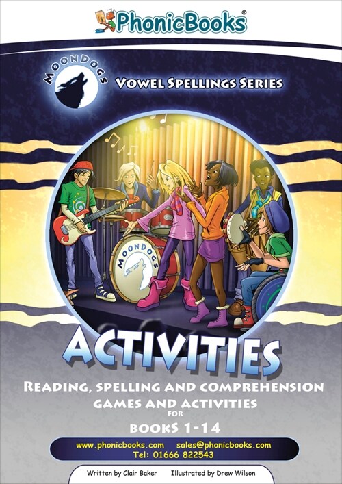Phonic Books Moon Dogs Set 3 Vowel Spellings Activities: Photocopiable Activities Accompanying Moon Dogs Set 3 Vowel Spellings Books for Older Readers (Paperback)