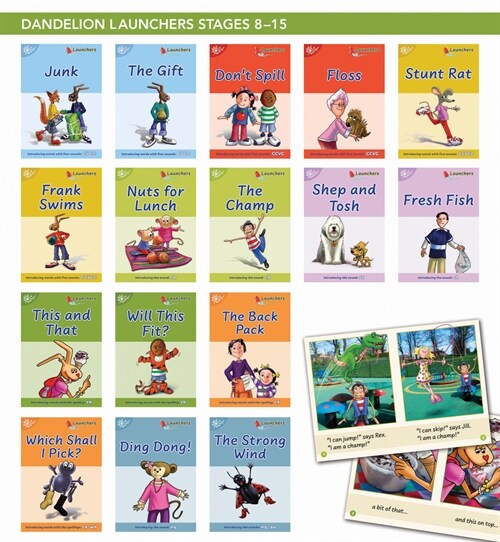 Phonic Books Dandelion Launchers Stages 8-15 Junk (Words with Four Sounds CVCC): Decodable Books for Beginner Readers Words with Four Sounds CVCC (Paperback)