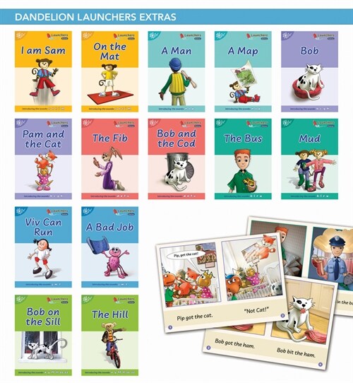 Phonic Books Dandelion Launchers Extras Stages 1-7 I Am Sam: Decodable Books for Beginner Readers Sounds of the Alphabet (Paperback)