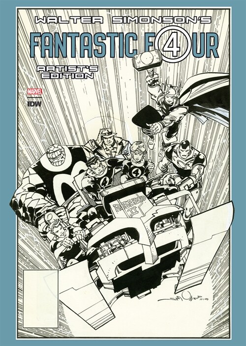 Walter Simonsons Fantastic Four Artists Edition (Hardcover)
