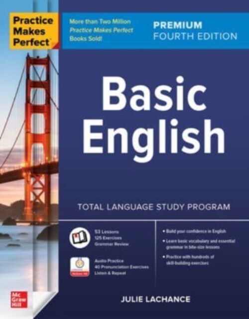 Practice Makes Perfect: Basic English, Premium Fourth Edition (Paperback, 4)