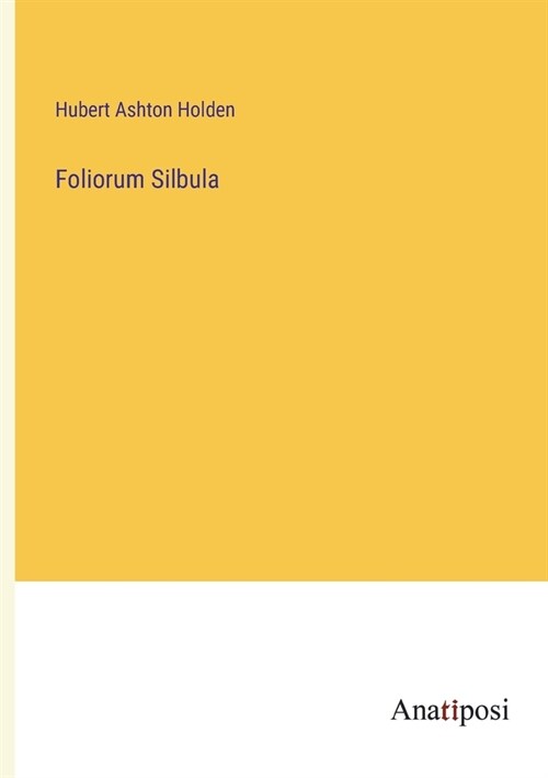 Foliorum Silbula (Paperback)