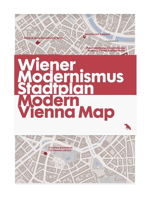 Modern Vienna Map : Wiener Modernismus Stadtplan (Sheet Map, folded)