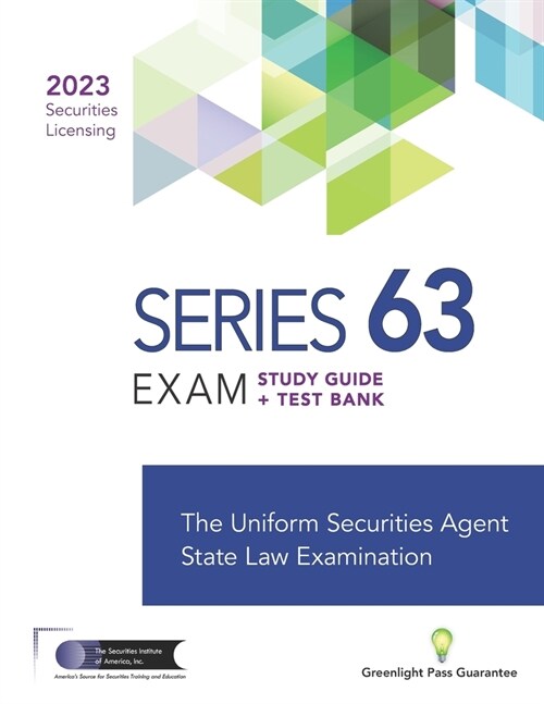 Series 63 Exam Study Guide 2023+ Test Bank (Paperback)