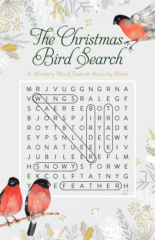 The Christmas Bird Search: A Wintery Word Search Activity Book (Paperback)