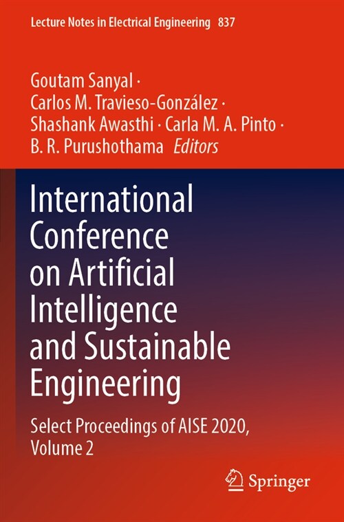 International Conference on Artificial Intelligence and Sustainable Engineering: Select Proceedings of Aise 2020, Volume 2 (Paperback, 2022)
