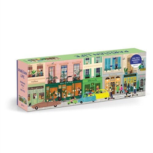 Parisian Life 1000 Piece Panoramic Puzzle (Jigsaw)