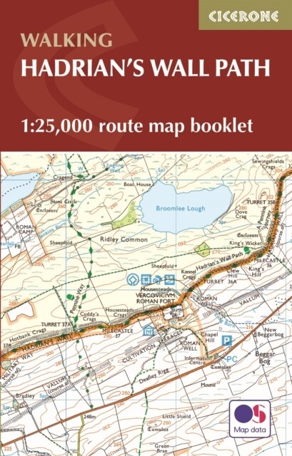 Hadrians Wall Path Map Booklet : 1:25,000 OS Route Mapping (Paperback, 2 Revised edition)