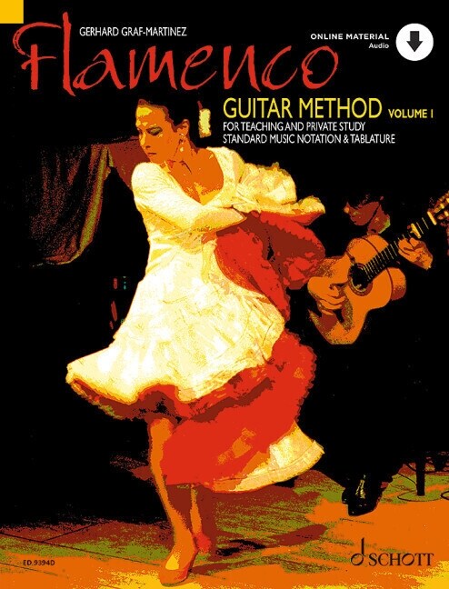 Flamenco Guitar Method for Teaching and Private Study Standard Music Notation & Tablature (Paperback)