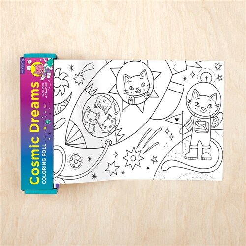 Cosmic Dreams Mini Coloring Roll (Kit)