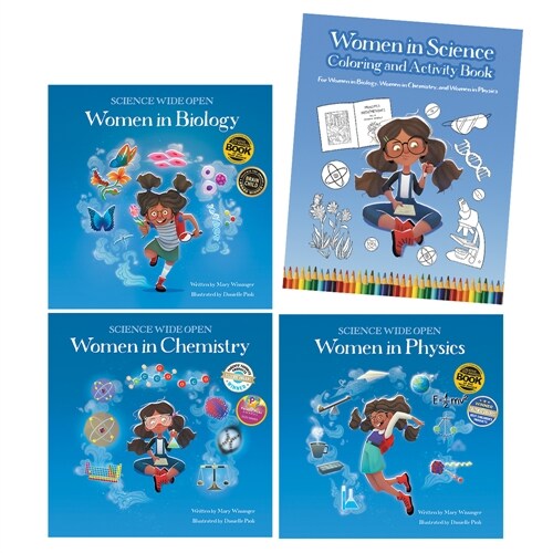 Women in Science Paperback Book Set With Coloring and Activity Book (Paperback)
