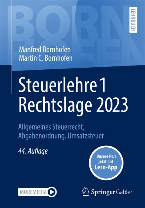 Steuerlehre 1 Rechtslage 2023 (WW, 44th)