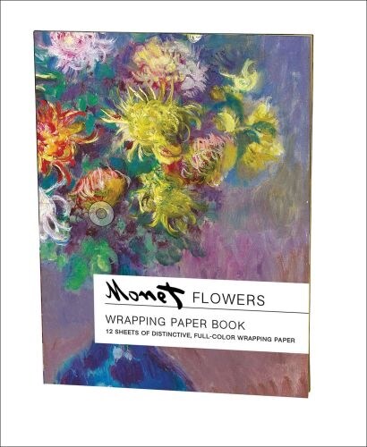 Flowers, Claude Monet: Wrapping Paper Book (Paperback)