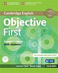 Objective First Students Book with Answers with CD-ROM (Multiple-component retail product, part(s) enclose, 4 Revised edition)