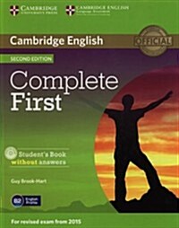 Complete First Students Book without Answers with CD-ROM (Package, 2 Revised edition)