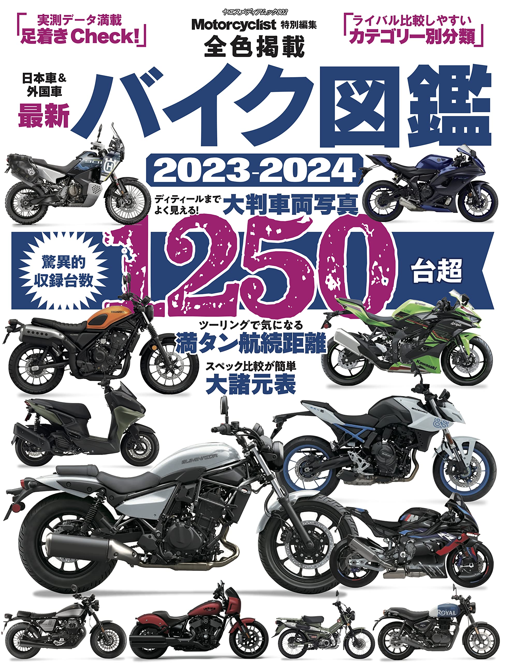 最新バイク圖鑑 2023-2024（ヤエスメディアムック802）