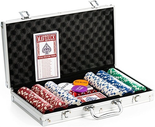 POKER - MALLETTE MAVERICK 300 JETONS 11,5G + 2 JEUX 54C