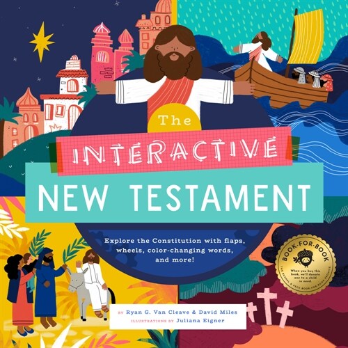 The Interactive New Testament: Explore the New Testament with Flaps, Wheels, Color-Changing Words, and More! (Hardcover)