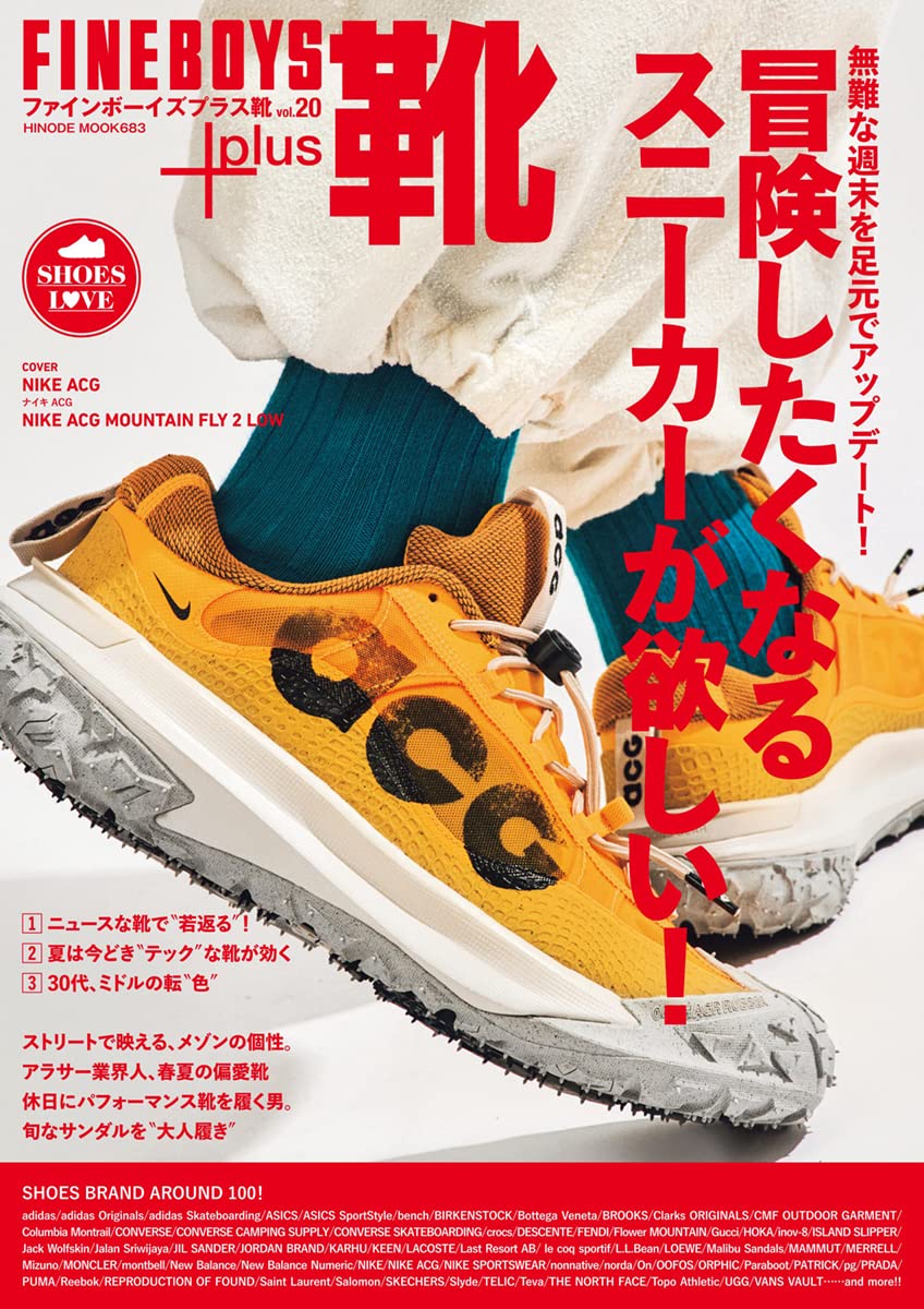 FINEBOYS+plus 靴 vol.20 [冒險したくなるスニ-カ-が欲しい！] (HINODE MOOK 683)