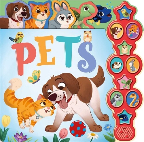 Pets: Interactive Childrens Sound Book with 10 Buttons (Board Books)