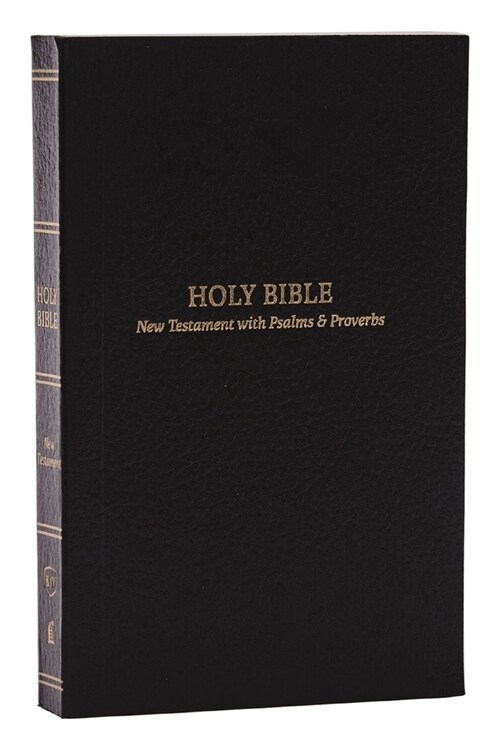 KJV Holy Bible: Pocket New Testament with Psalms and Proverbs, Black Softcover, Red Letter, Comfort Print: King James Version (Paperback)
