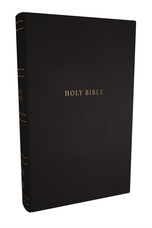 NKJV Personal Size Large Print Bible with 43,000 Cross References, Black Hardcover, Red Letter, Comfort Print (Hardcover)