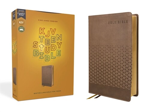 Kjv, Teen Study Bible, Leathersoft, Brown, Comfort Print (Imitation Leather)