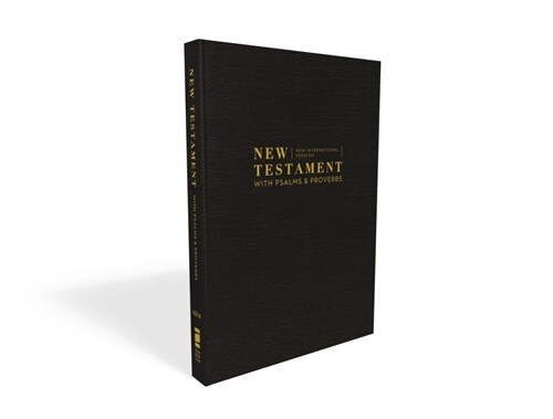 Niv, New Testament with Psalms and Proverbs, Pocket-Sized, Paperback, Black, Comfort Print (Paperback)