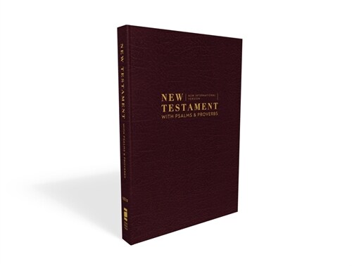Niv, New Testament with Psalms and Proverbs, Pocket-Sized, Paperback, Burgundy, Comfort Print (Paperback)