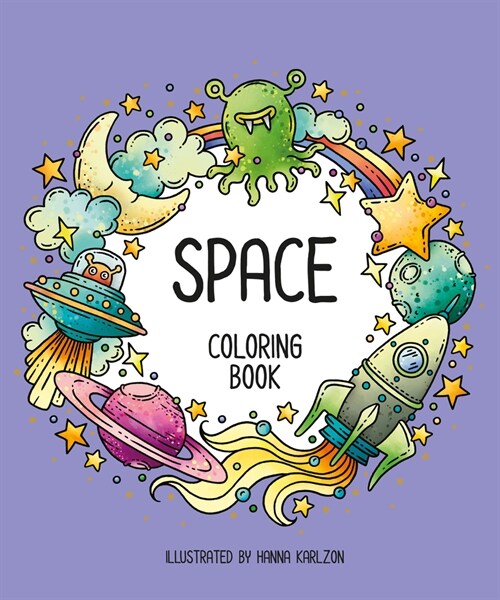 Space: Coloring Book (Paperback)