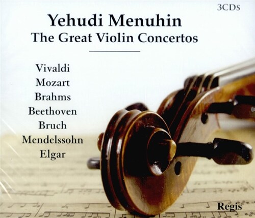 [수입] 예후디 메뉴인의 바이올린 협주곡 녹음집 [3CD For 2]