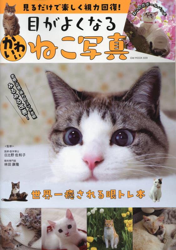 見るだけで樂しく視力回復！目がよくなるかわいいねこ寫眞 (GW MOOK)