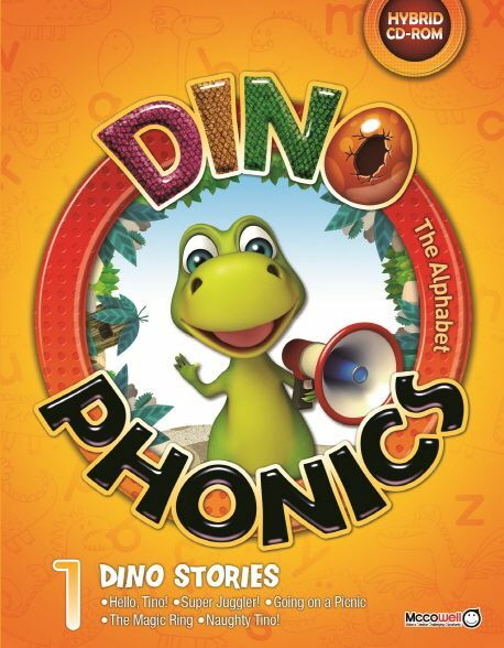 Dino Phonics 1: The Alphabet (Student Book + Story Book + QR)