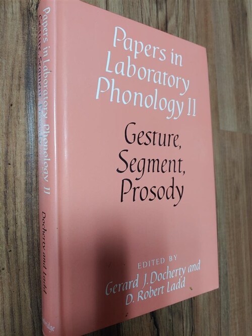 [중고] Gesture, Segment, Prosody (Hardcover)