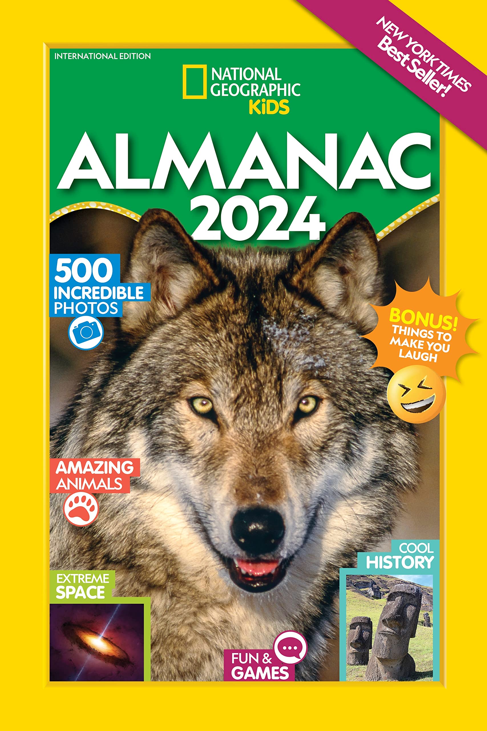 National Geographic Kids Almanac 2024 (International Edition) (Paperback)