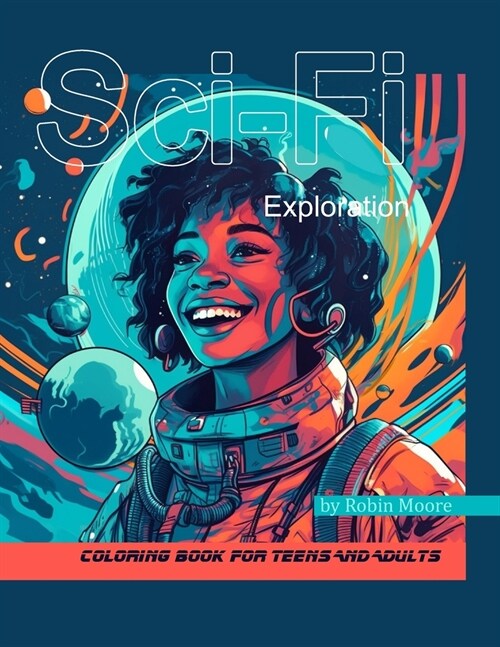 Sci-Fi Exploration: Coloring Book For Teens and Adults (Paperback)