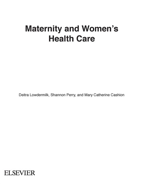 Maternity and Womens Health Care (Paperback)