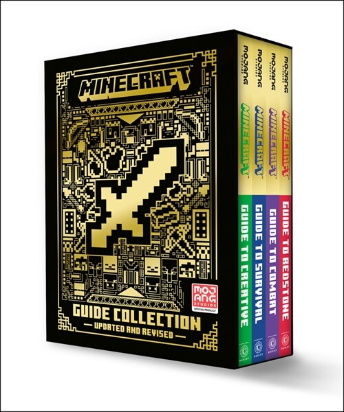 Minecraft: Guide Collection 4-Book Boxed Set (Updated): Survival (Updated), Creative (Updated), Redstone (Updated), Combat (Hardcover)