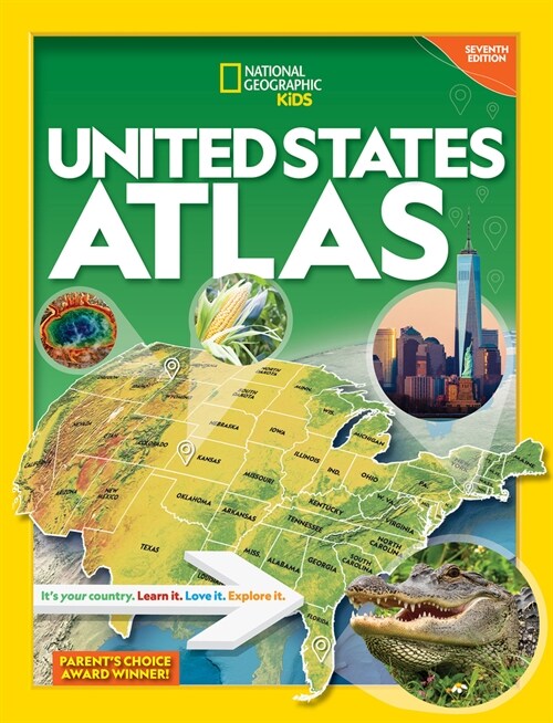 National Geographic Kids United States Atlas 7th Edition (Library Binding)