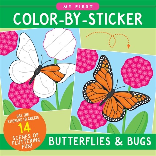 My First Color-By-Sticker Book - Butterflies & Bugs (Paperback)