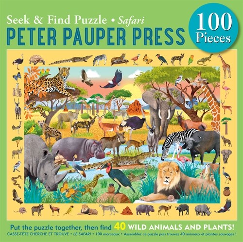 Safari Seek & Find 100-Piece Jigsaw Puzzle (Other)