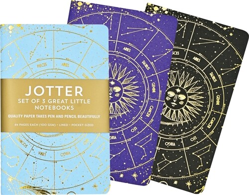 Celestial Jotter Notebooks (3 Pack) (Other)