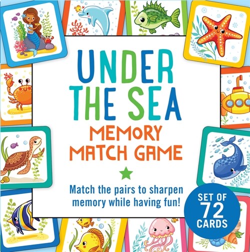 Under the Sea Memory Match Game (Set of 72 Cards) (Board Games)