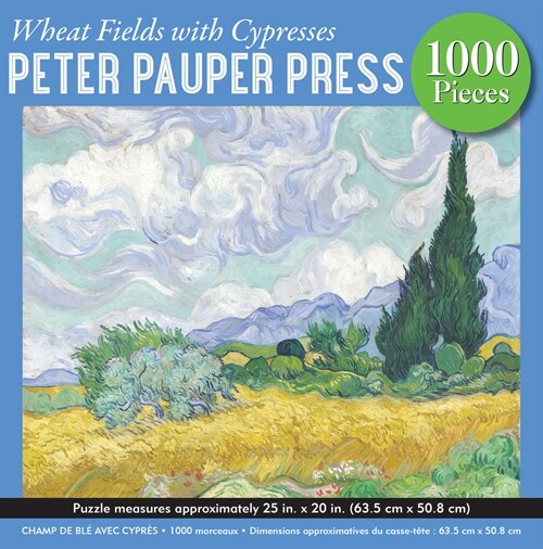 Wheat Fields with Cypresses 1000-Piece Jigsaw Puzzle (Other)
